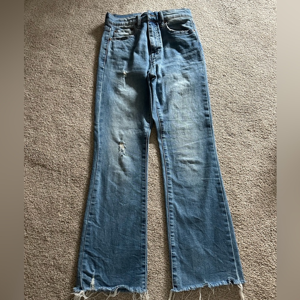 Women’s Pistola cropped jeans with stretch size 27 gently worn